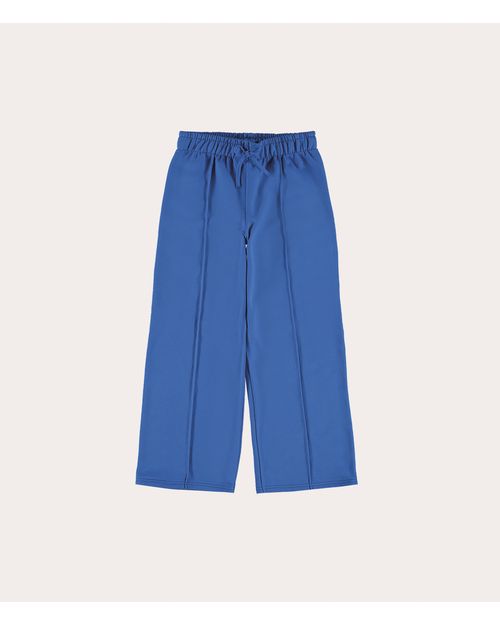 Calça Infantil Menina Pantalona Em Moletom Flanelado Malwee Kids