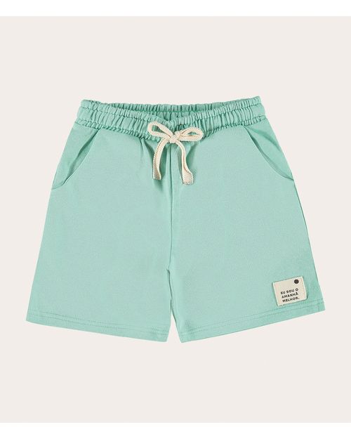 Bermuda Infantil Unissex Em Moletom Desfibrado Malwee Kids