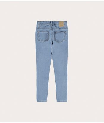 Calça Infantil Menina Skinny Em Jeans Moletom Malwee Kids