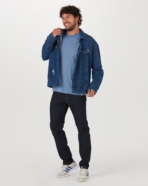 Calça Slim Masculina Em Flex Jeans