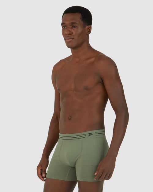Cueca Long Boxer Sem Costura Em Poliamida Com Elastano