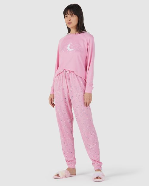 Pijama Feminino Make A Wish And Dream Big Em Malha Tricô