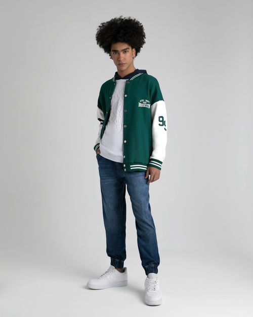 Jaqueta Bomber Masculina Champs Em Moletom - ENFIM