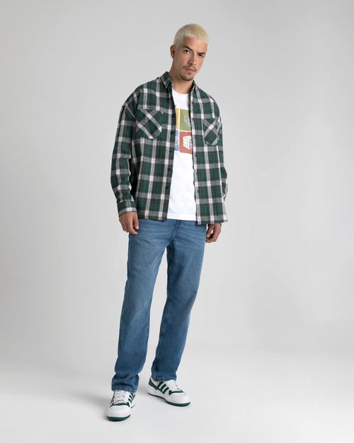 Shirt Jacket Masculina Xadrez Em Flanela  - ENFIM