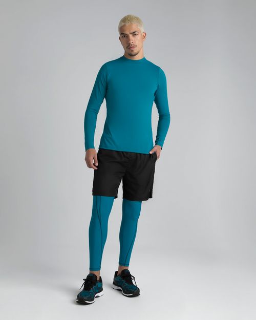 Camiseta Masculina Manga Longa Malha Com Proteção UV50+ - ENFIM