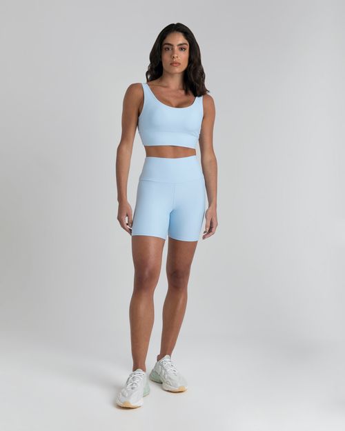 Shorts Feminino Bolso Costas Em Malha Com Proteção UV50+ Enfim