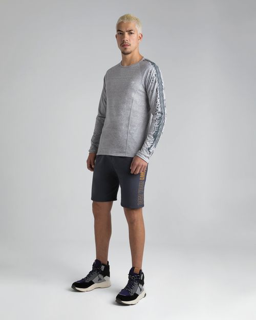 Bermuda Masculina Beat Your Limit Em Moletom Stretch Flanelado - ENFIM