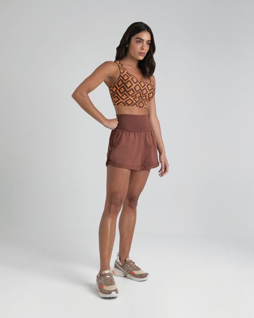 Shorts Feminino Regulagem Lateral Em Malha De Agasalho - ENFIM