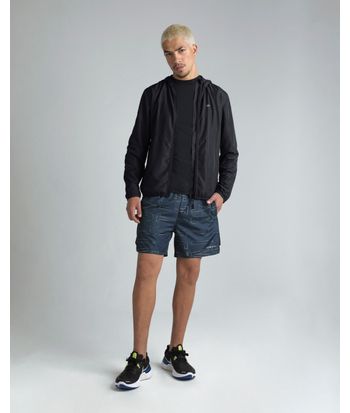 Shorts Masculino Recorte Lateral Em Tafetá - ENFIM