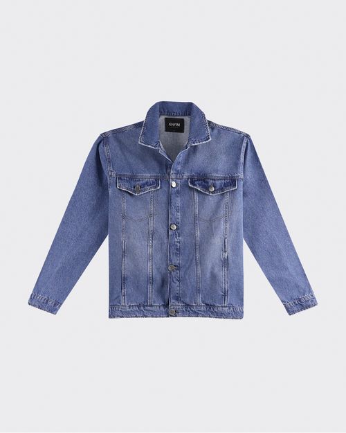 Jaqueta Oversized Masculina Em Jeans 100% Algodão  - ENFIM