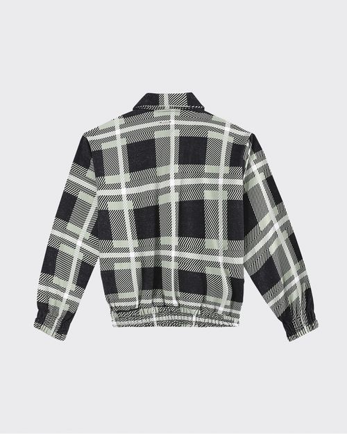 Jaqueta Oversized Feminina Xadrez Em Moletom Flanelado - ENFIM