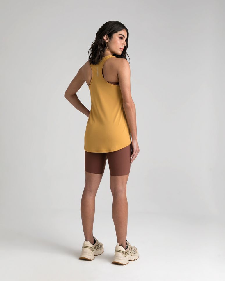 Bermuda Feminina Ciclista Cintura Alta Malha Com Proteção UV50+ - ENFIM