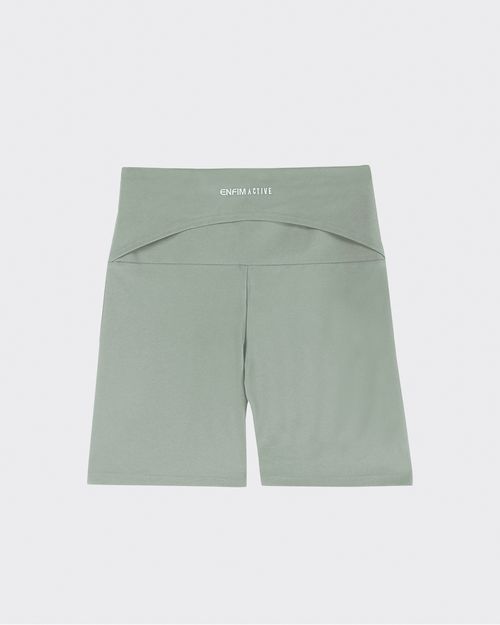 Shorts Feminino Bolso Costas Em Malha Com Proteção UV50+ Enfim
