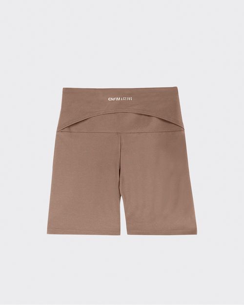 Shorts Feminino Bolso Costas Em Malha Com Proteção UV50+ Enfim
