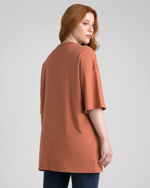 T-Shirt Oversized Feminina Lost My Patience Em Algodão  - ENFIM