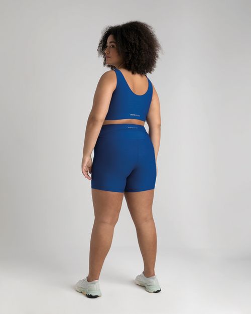 Shorts Feminino Plus Size Bolso Costas Malha Proteção UV50+ - ENFIM