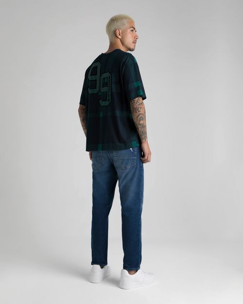 Calça Masculina Slim Cropped Em Jeans Com Elastano - ENFIM