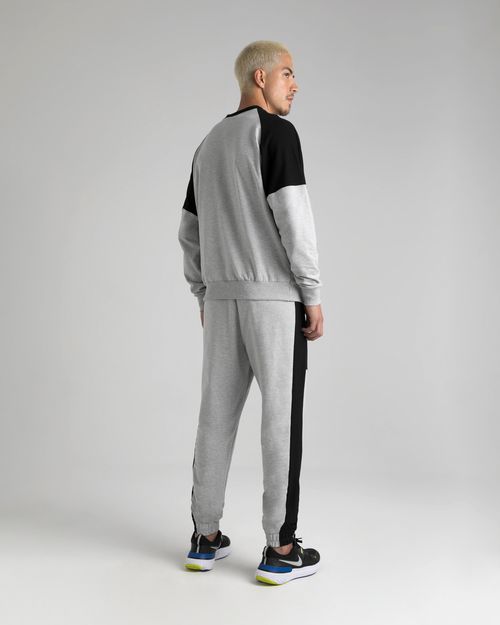 Blusão Masculino Bolso Canguru Em Moletom Stretch Mescla - ENFIM