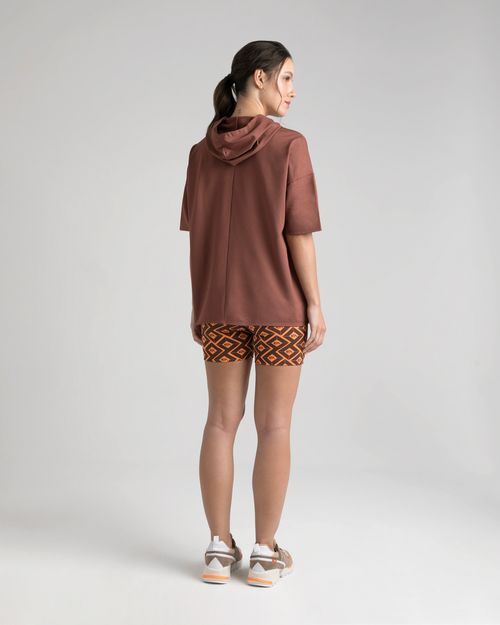Blusa Oversized Feminina Com Capuz Em Malha Proteção UV50+ - ENFIM