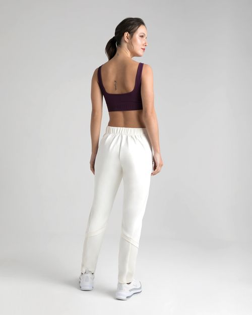 Calça Slim Feminina Bolso Zíper Em Neoprene - ENFIM