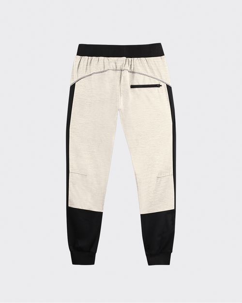 Calça Jogger Masculina Recortes Em Malha De Agasalho - ENFIM