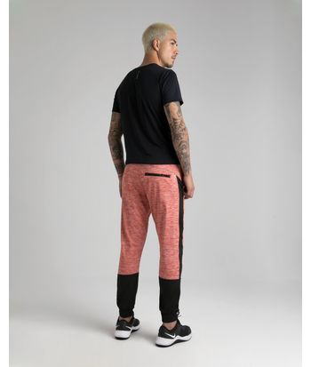 Calça Jogger Masculina Recortes Em Malha De Agasalho - ENFIM