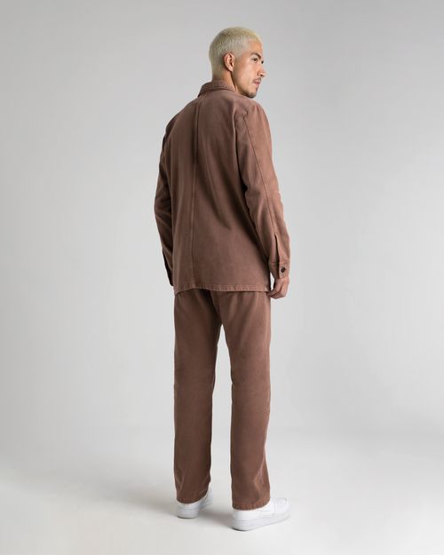 Calça Reta Masculina Em Sarja 100% Algodão  - ENFIM