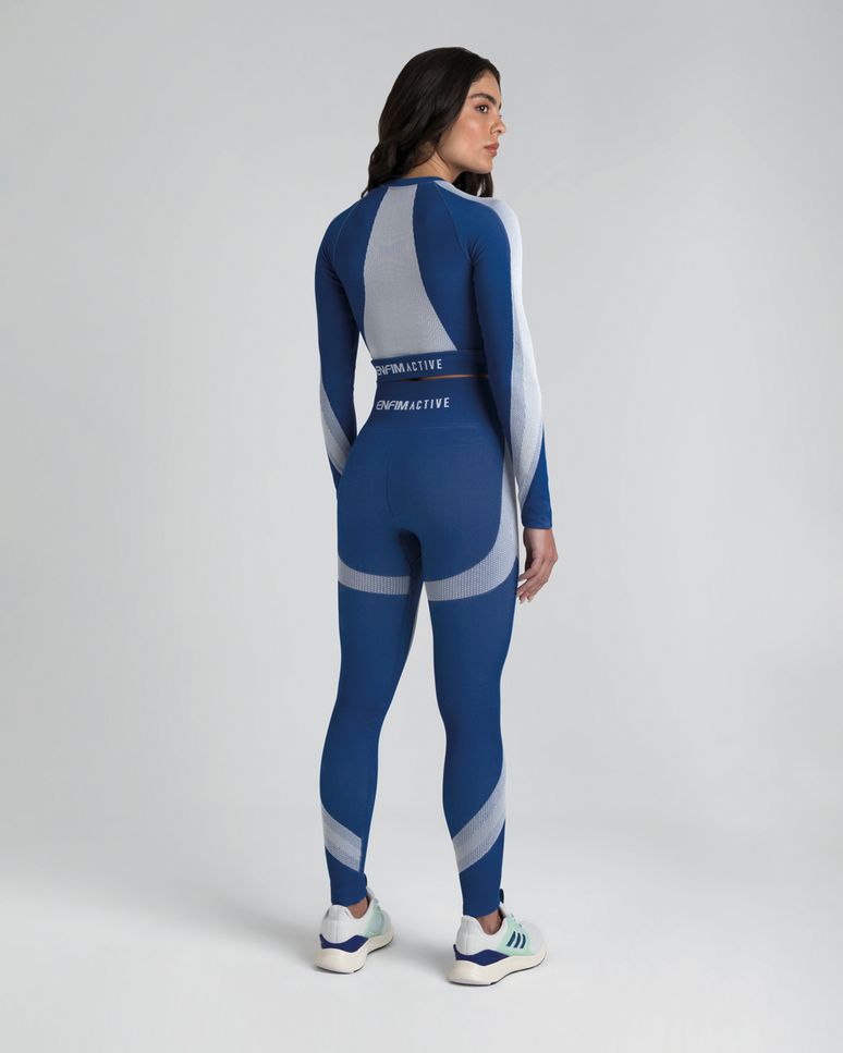 Calça Legging Feminina Seamless Em Poliamida - ENFIM