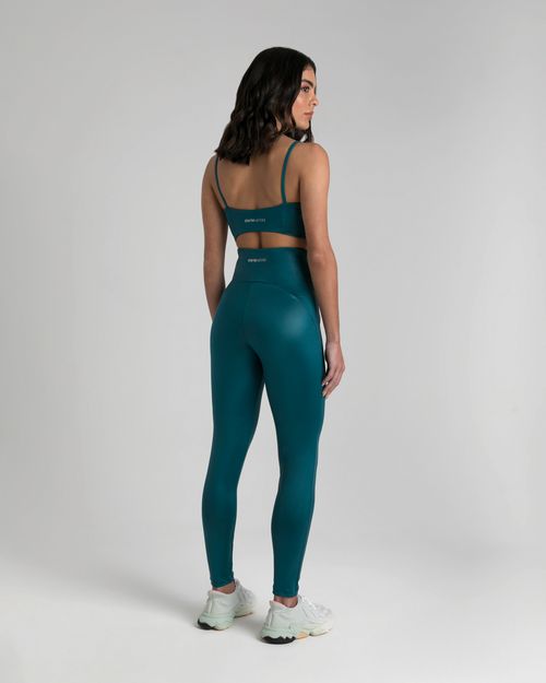 Calça Legging Feminina Cós Transpassado Em Malha Cirrê - ENFIM