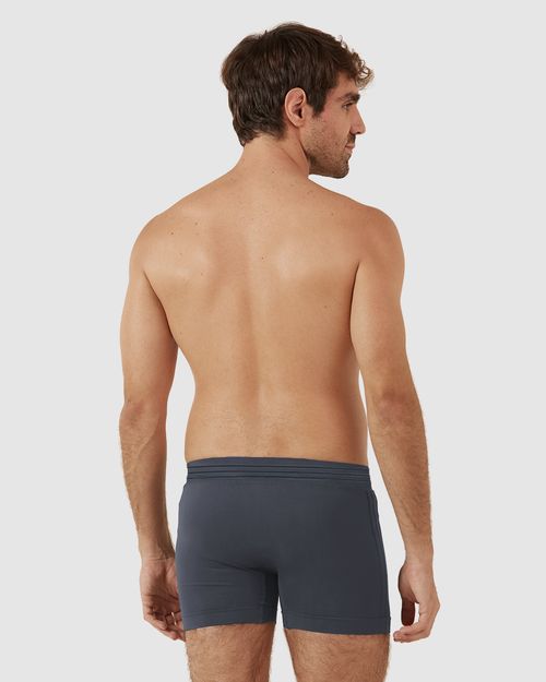 Cueca Masculina Long Boxer Sem Costura Em Poliamida