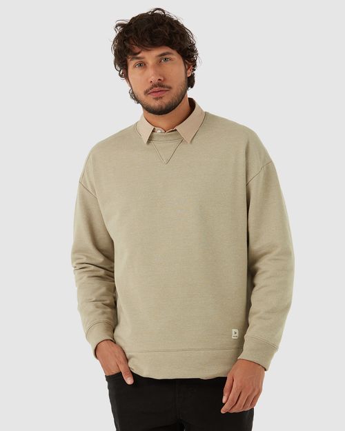 Blusão Básico Masculino Relaxed Fit Em Moletom Moulinê