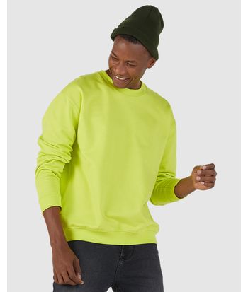 Blusão Básico Masculino Relaxed Fit Em Moletom Flanelado