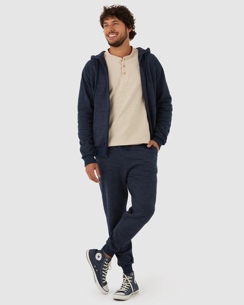 Jaqueta Masculina Manga Raglan Em Moletom Rajado