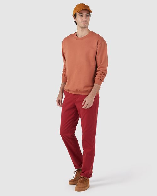 Blusão Básico Masculino Relaxed Fit Em Moletom Flanelado
