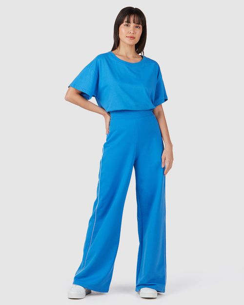 Blusa Básica Feminina Oversized Em Algodão