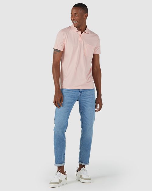 Camisa Polo Básica Masculina Gola Esporte Em Algodão