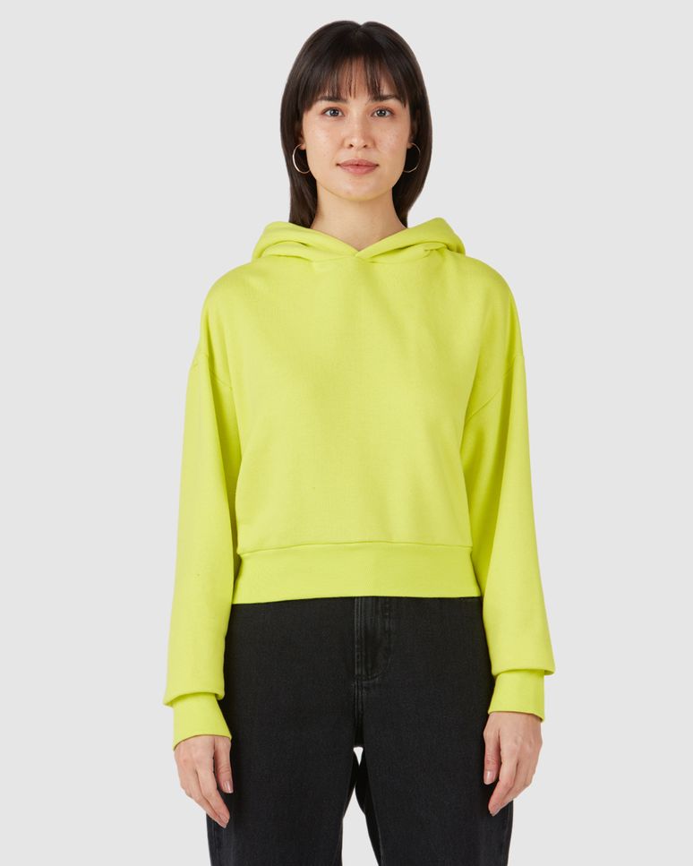 Blusão Feminino Com Capuz Em Moletom Flanelado