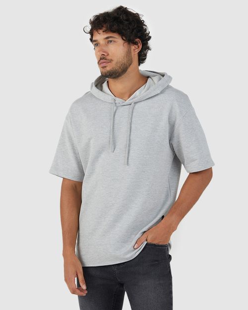 Camiseta Box Masculina Com Capuz Em Moletom Flanelado