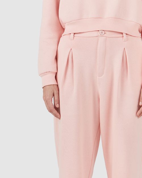 Calça Cenoura Feminina Em Moletom Soft Flanelado