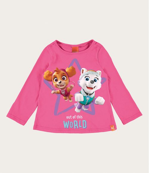Blusa Infantil Menina Fly Patrulha Canina® Em Algodão Malwee Kids