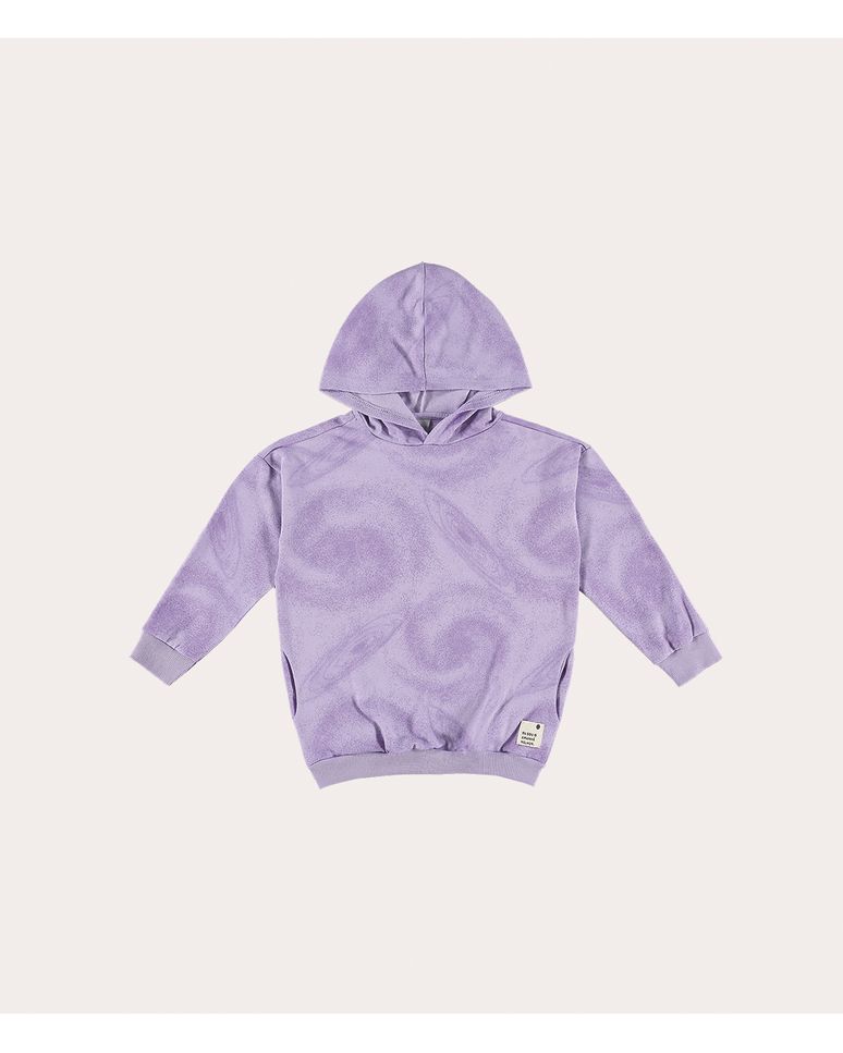 Blusão Infantil Unissex Com Capuz Moletom Desfibrado Malwee Kids