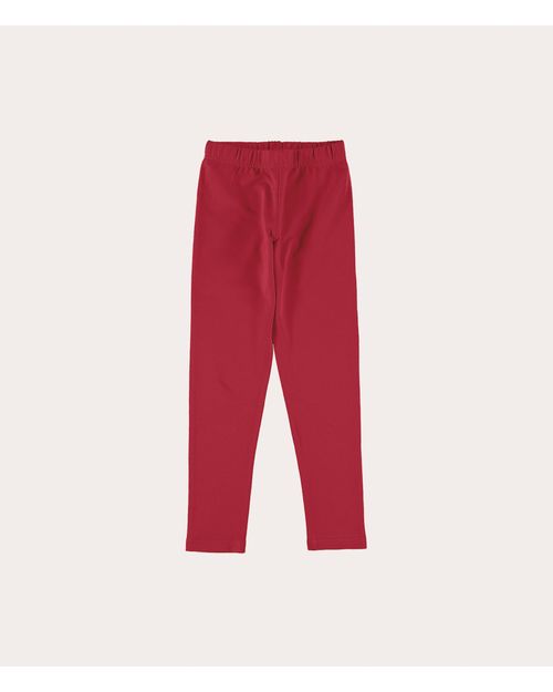 Calça Legging Infantil Moletom Stretch Flanelado Malwee Kids