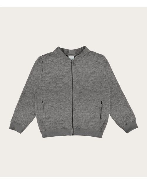 Jaqueta Infantil Unissex Moletom Flanelado Malwee Kids
