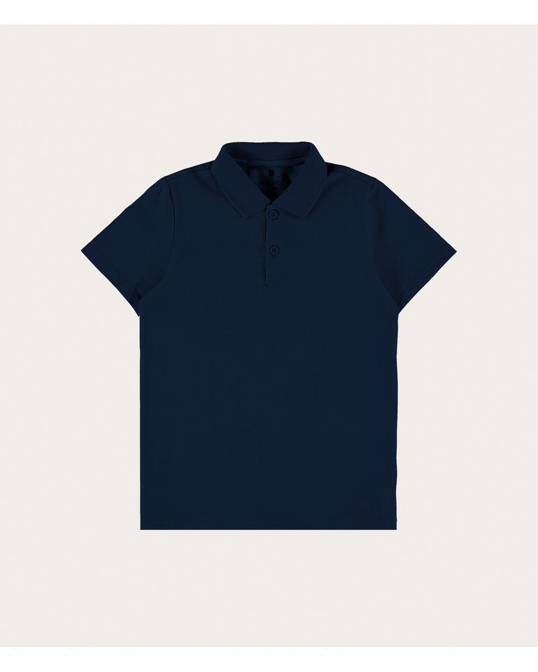 Camisa Polo Infantil Menino Em Piquê Premium Malwee Kids