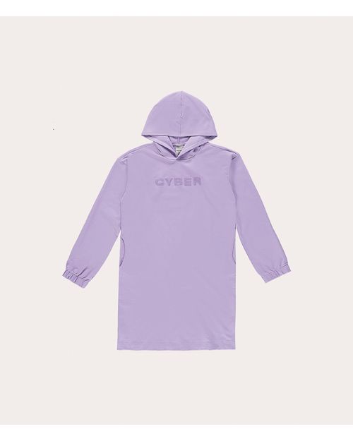 Vestido Menina Cyber Em Moletom Stretch Malwee Kids