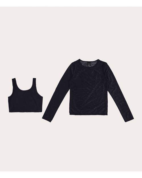 Conjunto Menina Top E Blusa Malwee Kids