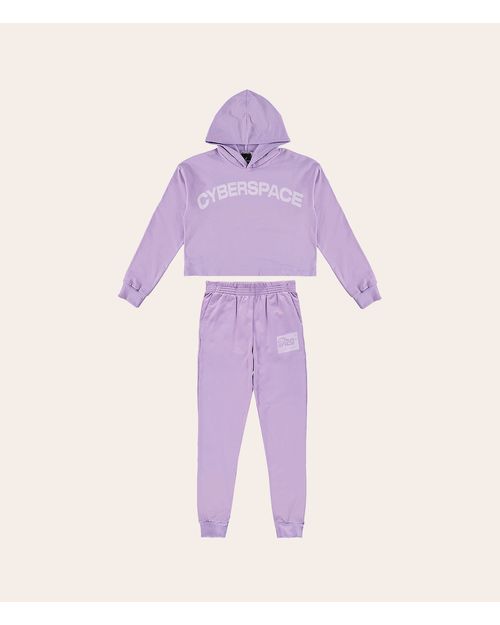 Conjunto Menina Cyber Space Em Moletom Malwee Kids