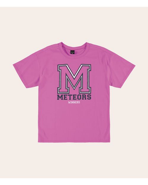 Blusa Menina Oversized Meteors Em Algodão Malwee Kids