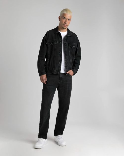 Jaqueta Oversized Masculina Em Jeans 100% Algodão  - ENFIM