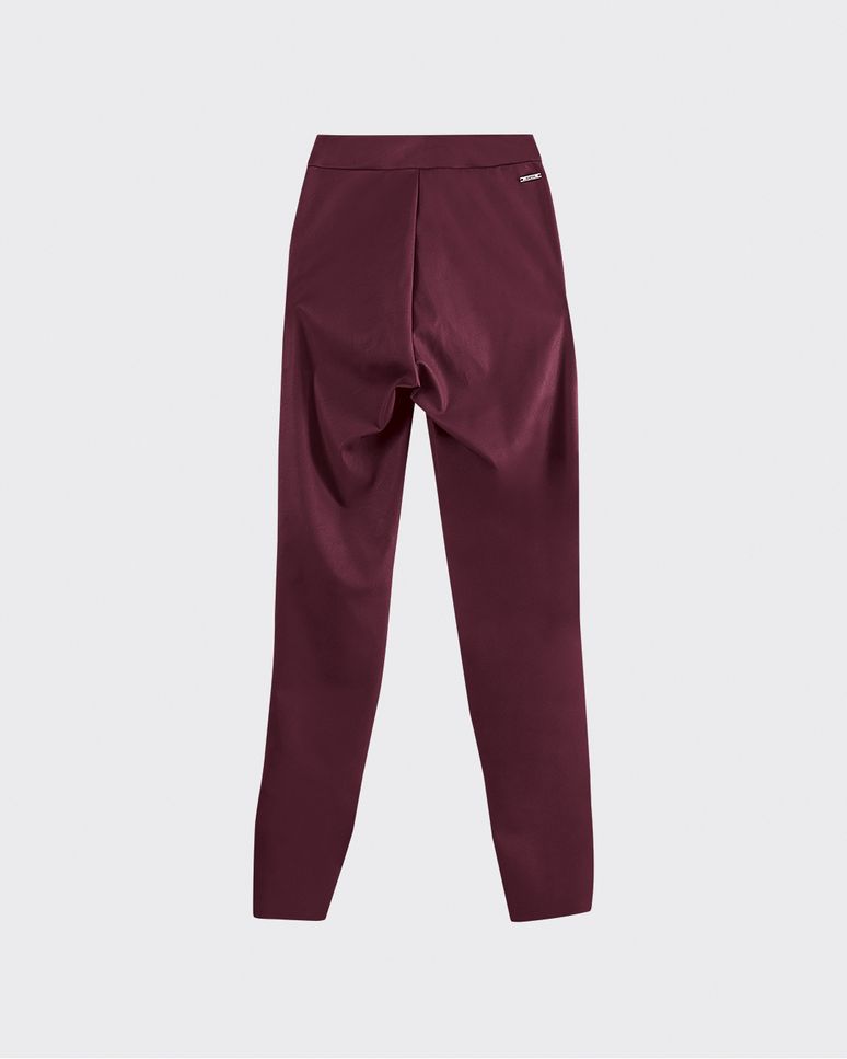 Calça Legging Feminina Abertura Lateral Em Courino